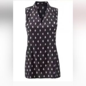 Cabi Momento Sleeveless Blouse Navy S 3435